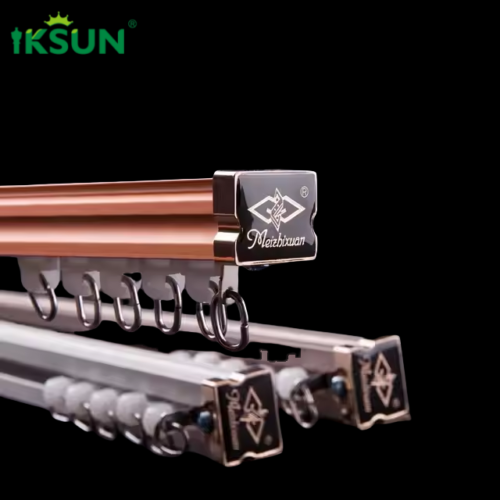 IKSUN High-Quality Aluminum Curtain Track with Plastic Slides and Decorative Design - Made in China Curtain Accessories - Image 3