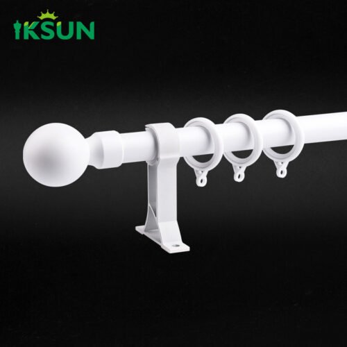 IKSUN Curtain Rods Factory Direct Price, High Quality, Durable, Customizable Colors, Wholesale Available