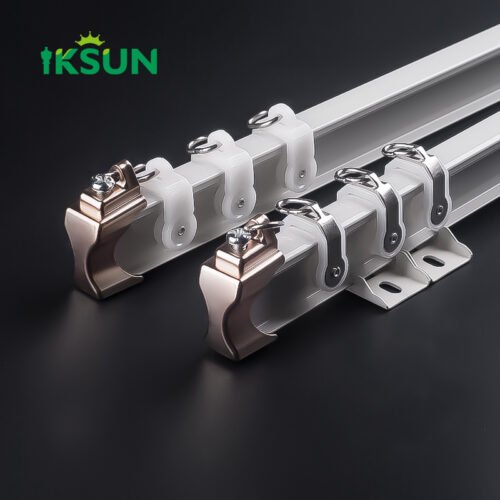 Iksun Flexible bendable curtain track, ceiling wall hanging track specially designed for arched Windows, customizable and color optional - Image 2