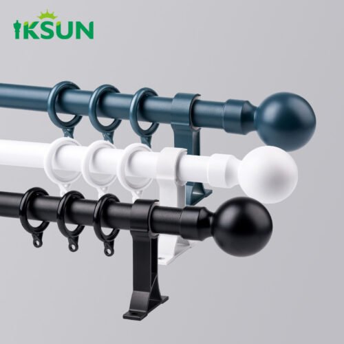 IKSUN Curtain Rods Factory Direct Price, High Quality, Durable, Customizable Colors, Wholesale Available - Image 2