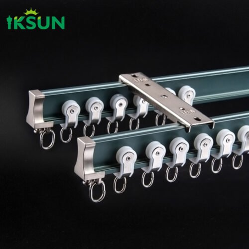 IKSUN curtain track ceiling mount, high durability for long term use, support for customization options