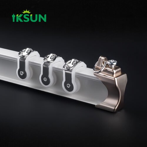 Iksun Flexible bendable curtain track, ceiling wall hanging track specially designed for arched Windows, customizable and color optional - Image 3