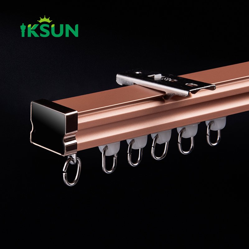 IKSUN High Quality Aluminum Curtain Track, Perfect Combination of Beauty and Stability, Suitable for Various Window Types – Made in China