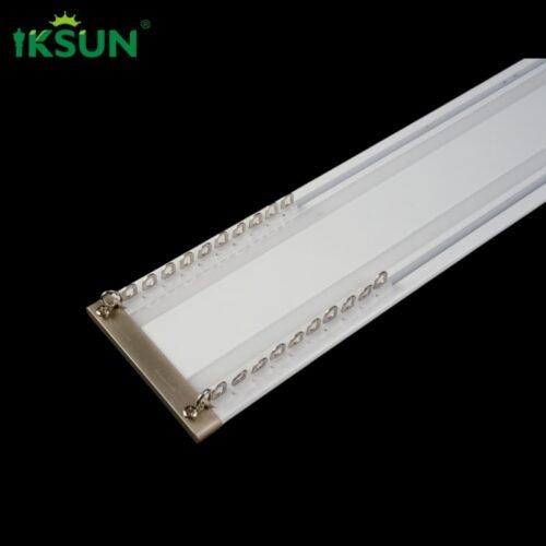 IKSUN Factory wholesale ultra-thin curtain track, high quality and durable, suitable for long-term use, simple design, easy installation