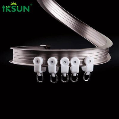 Flexible And Adjustable Curved Curtain Track Chinese Manufacturer Suitable For Any Scene 1