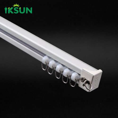 IKSUN Factory Premium Aluminum Curtain Track with Silent Gliders and Customizable Options - Image 6