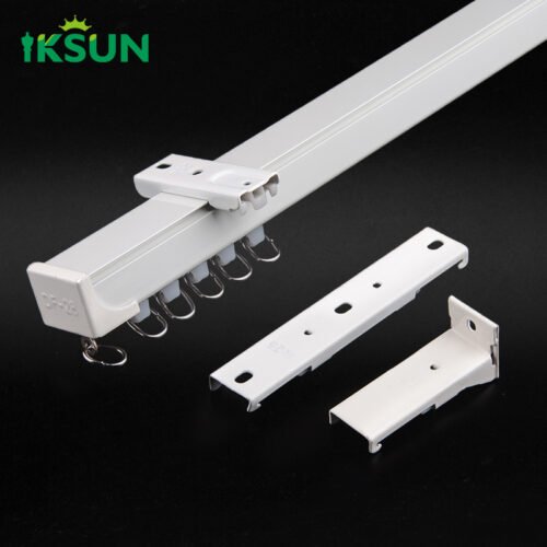 IKSUN Factory Premium Aluminum Curtain Track with Silent Gliders and Customizable Options - Image 4