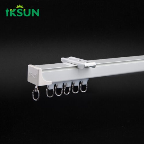 IKSUN Factory Premium Aluminum Curtain Track with Silent Gliders and Customizable Options - Image 3