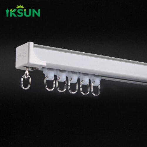 IKSUN Factory Premium Aluminum Curtain Track with Silent Gliders and Customizable Options - Image 2