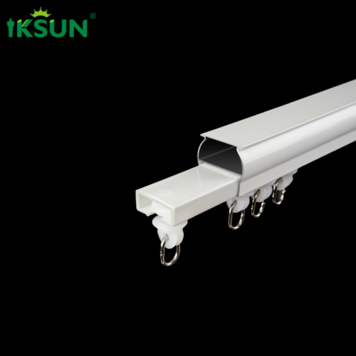 IKSUN Factory Ceiling Aluminum Curtain track, Ideal For Homes And Hotels, Modern And Simple Design - Image 4