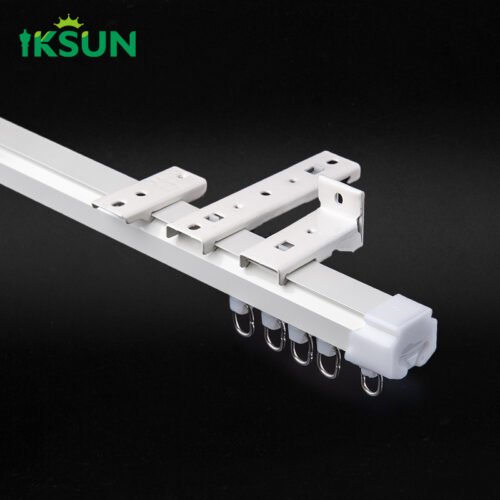 IKSUN  Factory  wholesale  Aluminium Curtain Track with Hooks, Durable & Easy Installation - Image 6