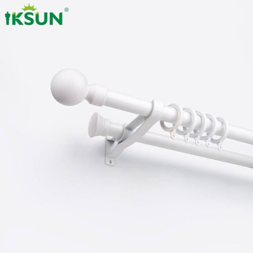 Iksun Modern Fashion Curtain Rod for Home Decor Minimalist Style Aluminum Curtain Track and Roman Rod Strap Accessories Can Be Customized - Image 7