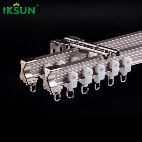 IKSUN Durable Flexible Curved Curtain Track  Factory Direct Price for Any Setting - Image 2