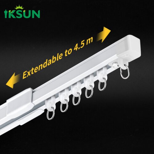 IKSUN Adjustable Curtain Rail – Premium, Durable, and Elegant Telescopic Curtain Track for Wholesale - Image 4