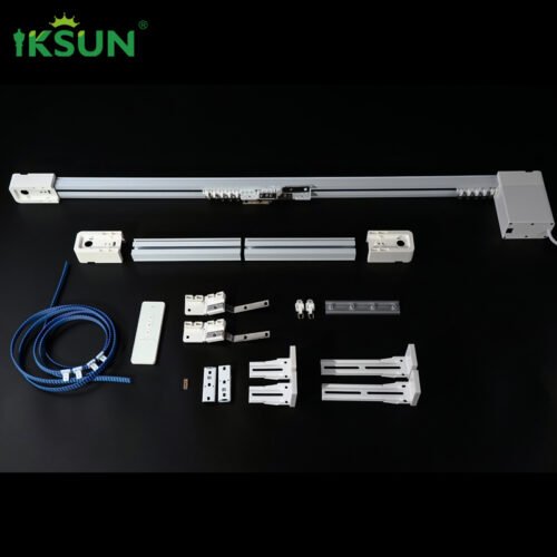 IKSUN 2025 Smart Electric Curtain Track – Voice Control, Remote Included, LED Light, Affordable Price - Image 3