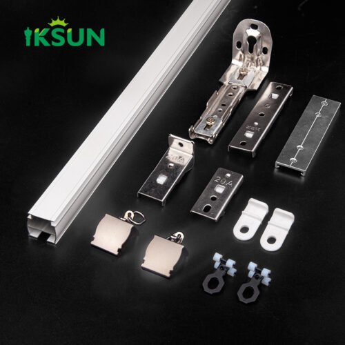 IKSUN Durable Aluminum Curtain Track Wholesale, Specially Designed for Hotels and Engineering Projects - Hình ảnh 5