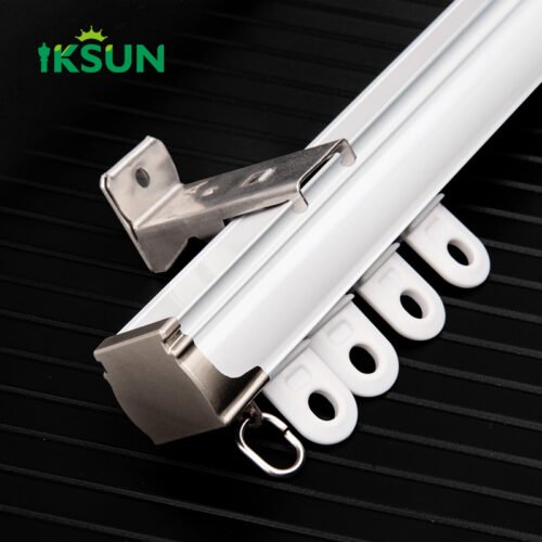 IKSUN Durable Aluminum Curtain Track Wholesale, Specially Designed for Hotels and Engineering Projects - Hình ảnh 3