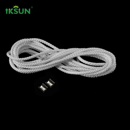IKSUN Curtain Track System with Cord Draw Rod – Heavy-Duty Silent Pulley, Durable and Elegant Design - Image 4