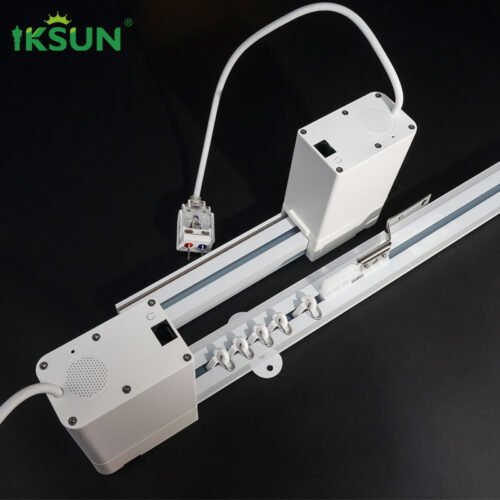 IKSUN 2025 Smart Electric Curtain Track – Voice Control, Remote Included, LED Light, Affordable Price - Image 8