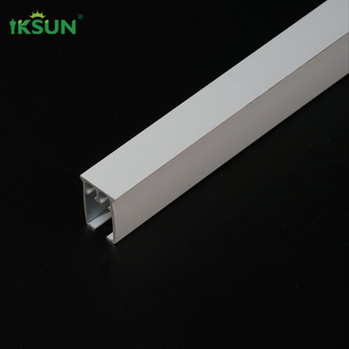 IKSUN Curtain Track System with Cord Draw Rod – Heavy-Duty Silent Pulley, Durable and Elegant Design - Image 2