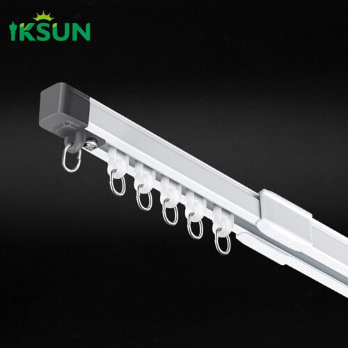 KSUN Adjustable Curtain Track – Smooth Silent Gliding, Easy to Install, Custom Colors & Thickness – Made in China - Image 3