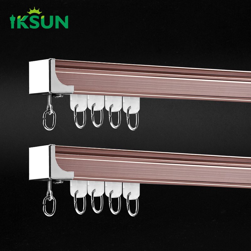 IKSUN Factory Wholesale Affordable Aluminum Alloy Extrusion Ceiling Brackets for Home, Hotel, and Office Use
