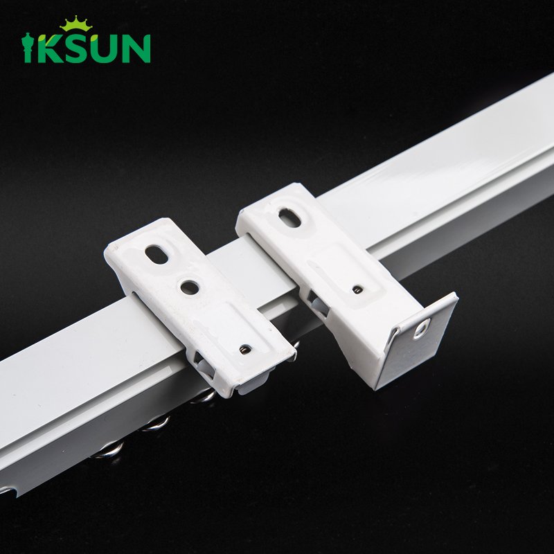 IKSUN China Manufacturer White Aluminum Curtain Track for Commercial & Residential