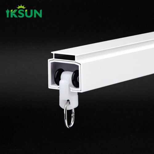 IKSUN China Manufacturer White Aluminum Curtain Track for Commercial & Residential - Image 5