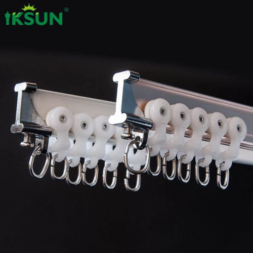 IKSUN China  Factory Flexible Heavy-Duty Aluminum Curtain Track – Ultra-Thin, Bendable, Factory Wholesale for Hotels & Medical Use - Image 8