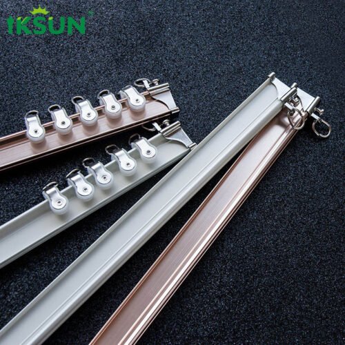 IKSUN China  Factory Flexible Heavy-Duty Aluminum Curtain Track – Ultra-Thin, Bendable, Factory Wholesale for Hotels & Medical Use - Image 6