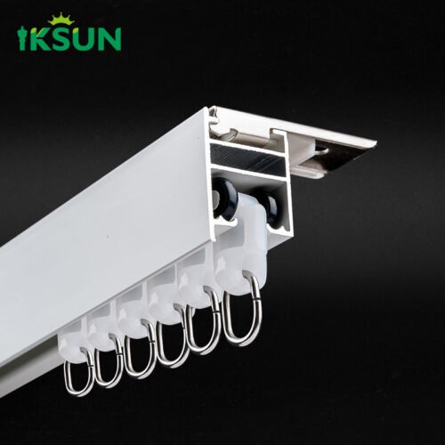 IKSUN China Foshan Factory QuietMotion Curtain Track – Sturdy Aluminum, Effortless Flow - Image 3