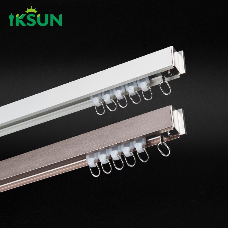 IKSUN China Foshan Factory QuietMotion Curtain Track – Sturdy Aluminum, Effortless Flow