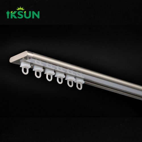 IKSUN Factory  Modern Aluminum LED Curtain Track – Ultra-Thin, Strong, and Seamless in Design