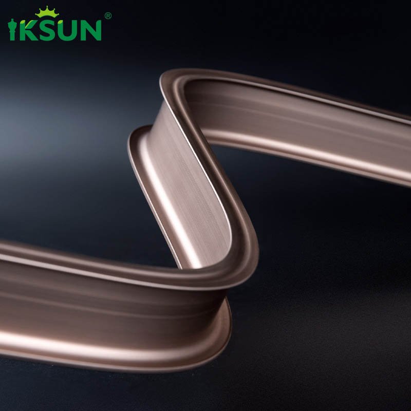 IKSUN Factory Wholesale Alloy Ceiling Curtain Track – Curved and Durable for Commercial Spaces