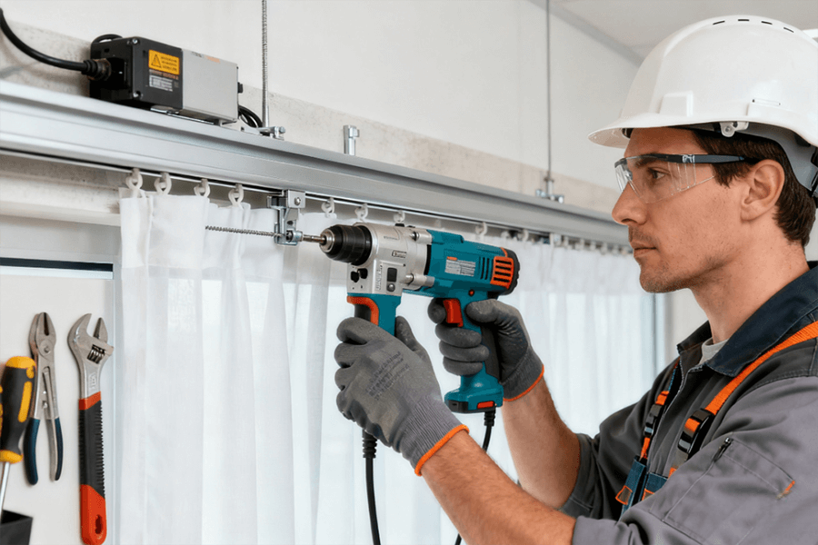 Electric Curtain Tracks Category Install Electric Curtain Tracks Category Install