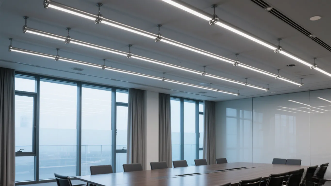 Aluminium curtain tracks installation for commercial projects.