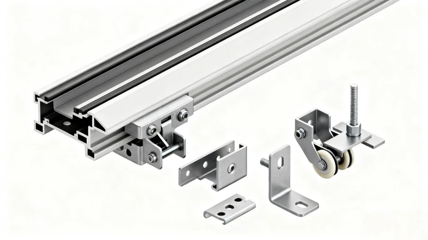 Commercial curtain track gliders installation guide.